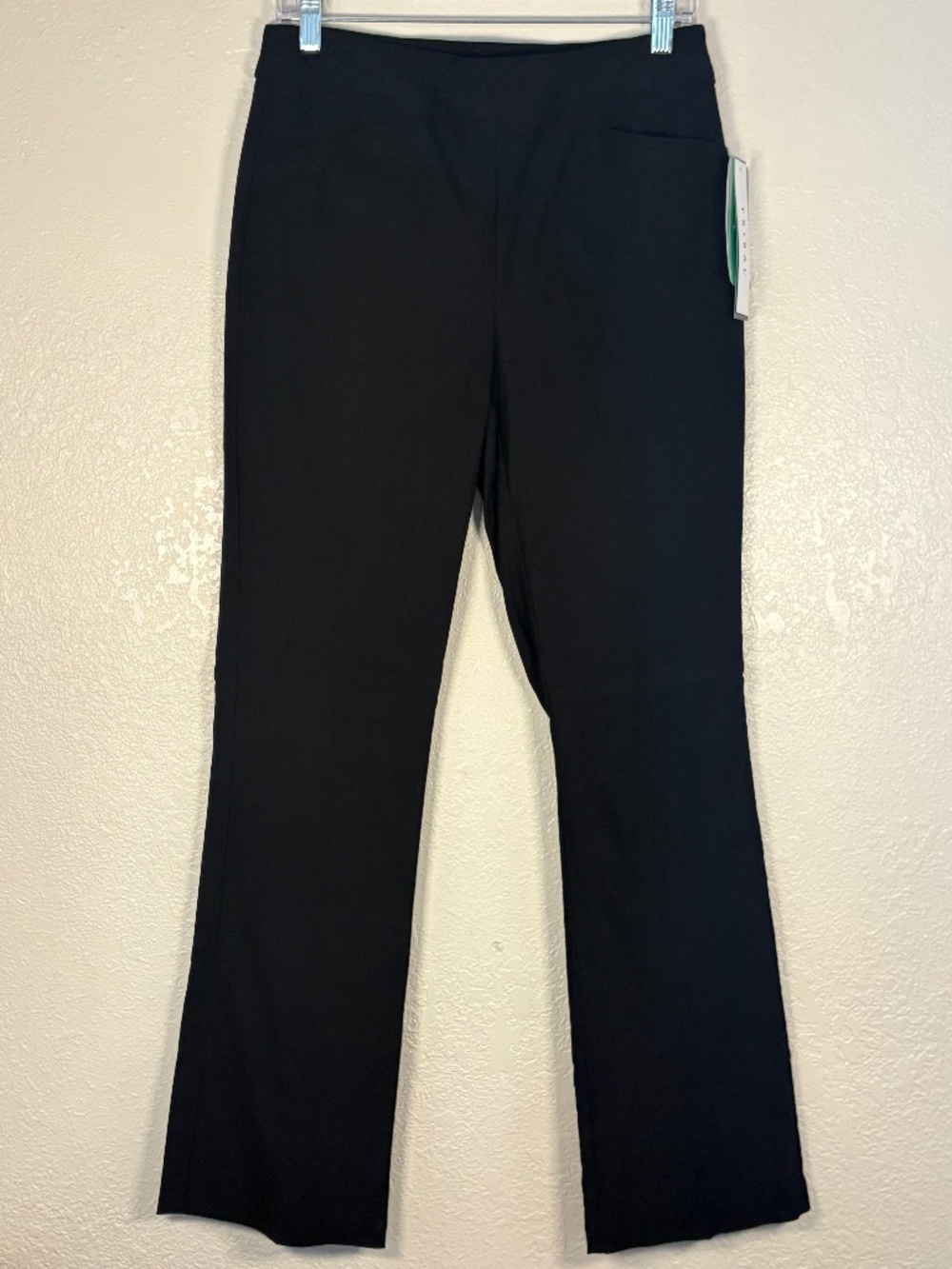 NWT Tribal Black Pull-On Stretch Pants Size 6 Straight Leg